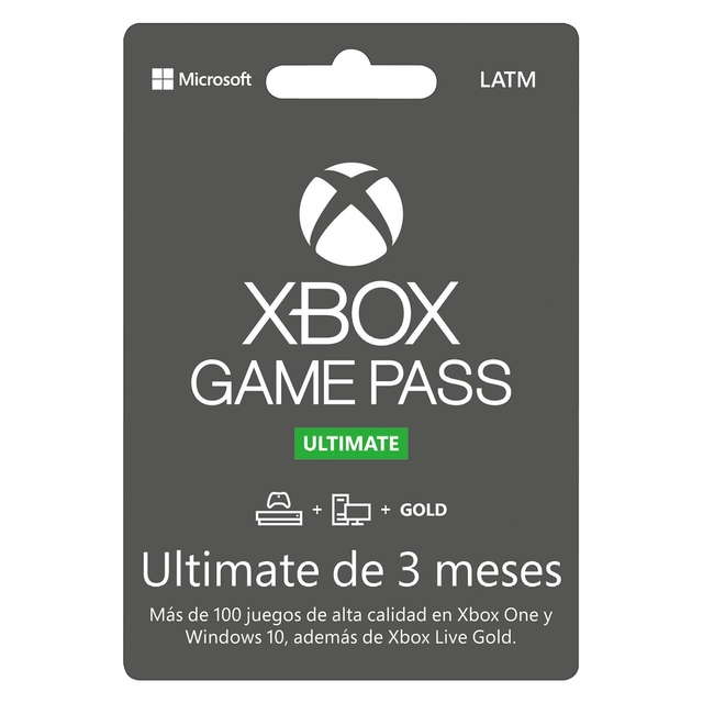 Xbox Game Pass Ultimate 3 meses Venezuela
